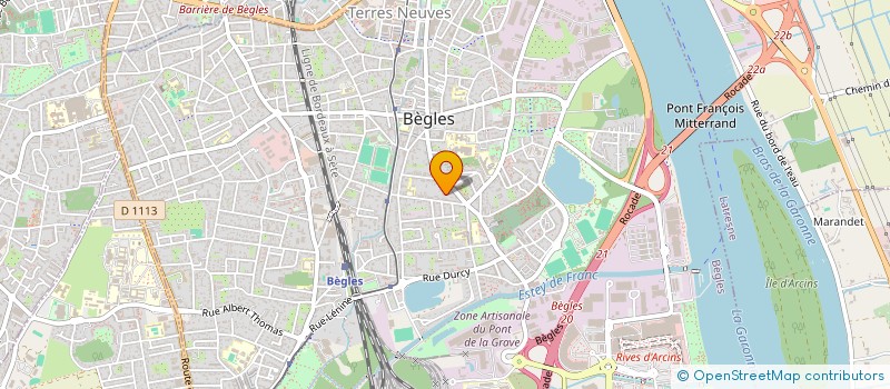localisation de l'entreprise COFFAO à BEGLES