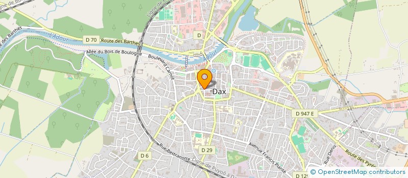 localisation de l'entreprise COFFEA  DAX