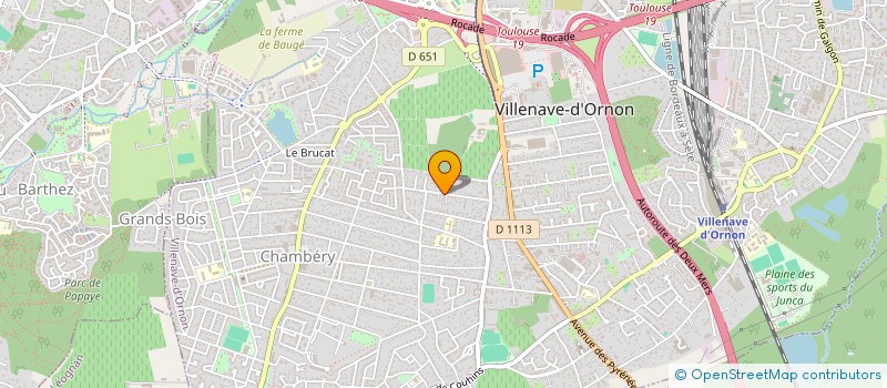 localisation de l'entreprise COFFEE à VILLENAVE-D'ORNON