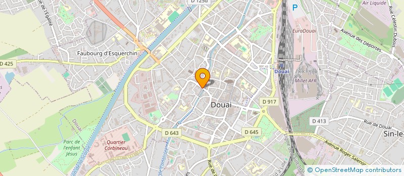 localisation de l'entreprise COFFEE CANDLE  DOUAI