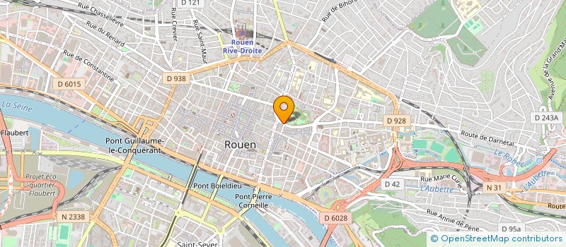 localisation de l'entreprise COFFEE CAT à ROUEN