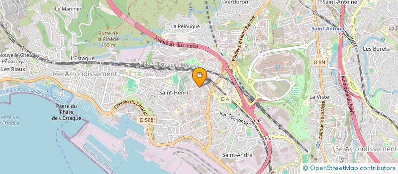 localisation de l'entreprise COFFEE CIE SERVICES à MARSEILLE
