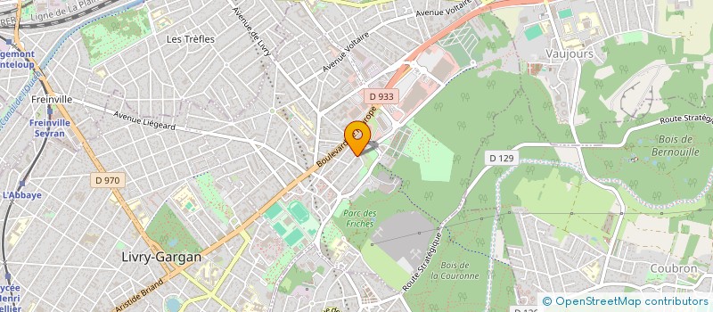 localisation de l'entreprise COFFEE DELICES  LIVRY-GARGAN