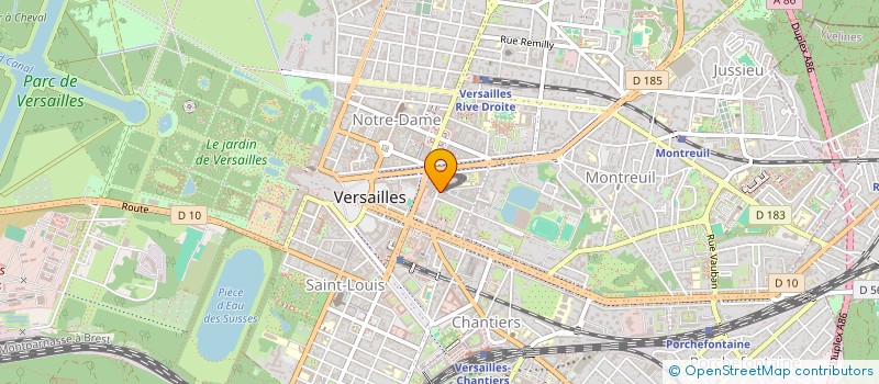 localisation de l'entreprise COFFEE GO VERSAILLES à VERSAILLES