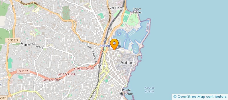 localisation de l'entreprise COFFEE NOOK à ANTIBES