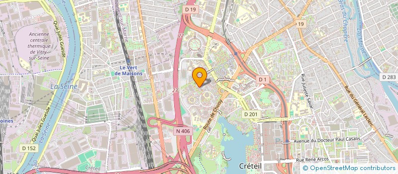 localisation de l'entreprise COFFEE TIME DU PALAIS  CRETEIL