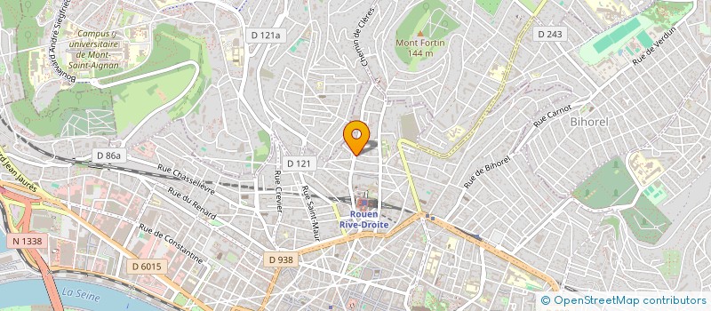 localisation de l'entreprise COFFEE & WASH à ROUEN