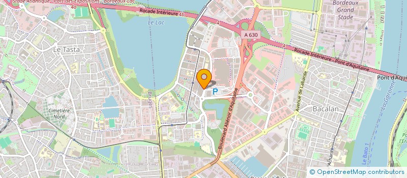 localisation de l'entreprise COFFEE & WORK  BORDEAUX