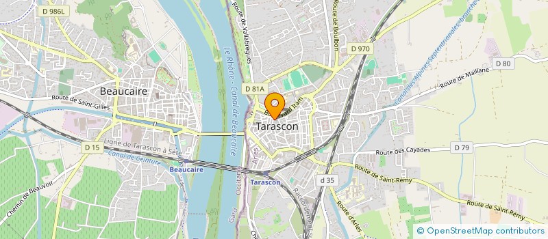 localisation de l'entreprise COFFIGESC à TARASCON