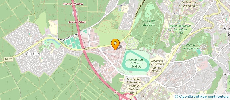 localisation de l'entreprise COFFIMMO  VILLERS-LES-NANCY