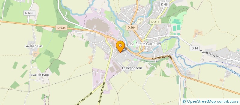 localisation de l'entreprise COFFIR PREMIUM  LA FERTE-GAUCHER