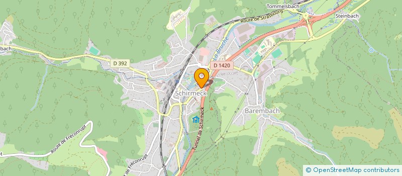 localisation de l'entreprise COFFITIVALLEE à SCHIRMECK