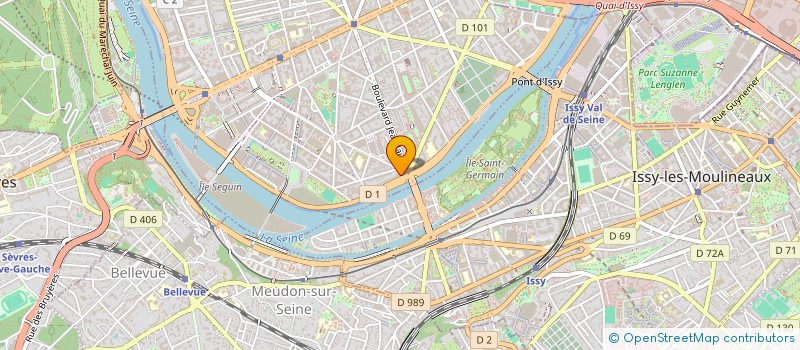 localisation de l'entreprise COFFRAGE BOIS SERVICES -CBS- à BOULOGNE-BILLANCOURT
