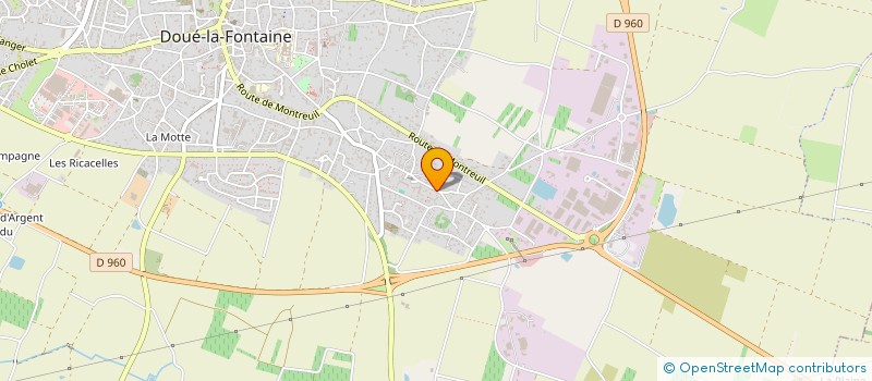 localisation de l'entreprise COFFRAGE SERVICE à DOUE-EN-ANJOU