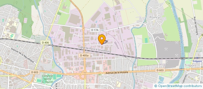 localisation de l'entreprise COFFREN à MEAUX