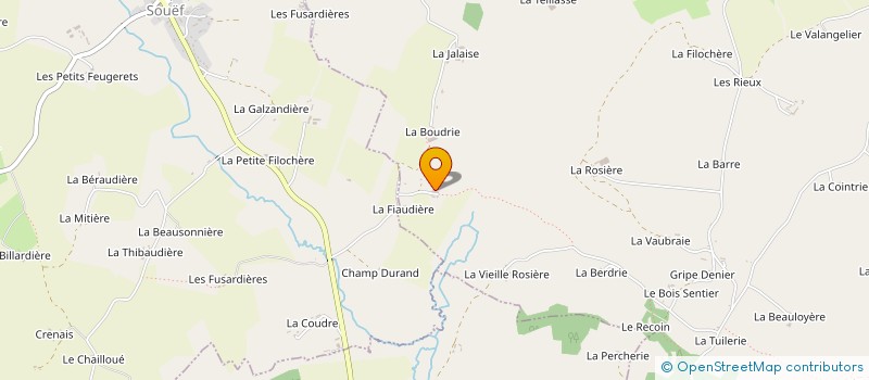localisation de l'entreprise COFFRES A BALLONS à SAINT-CYR-LA-ROSIERE