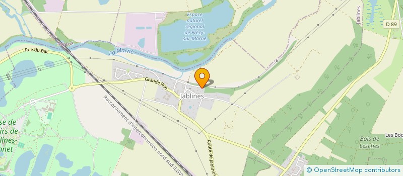 localisation de l'entreprise COFFRES PIANOS TRANSPORTS  JABLINES