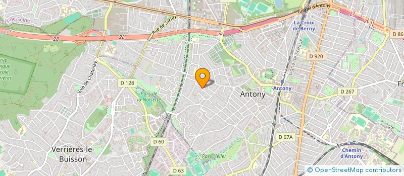 localisation de l'entreprise COFI CREDITS à ANTONY