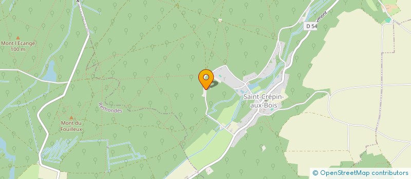 localisation de l'entreprise COFI IMMO 1  SAINT-CREPIN-AUX-BOIS