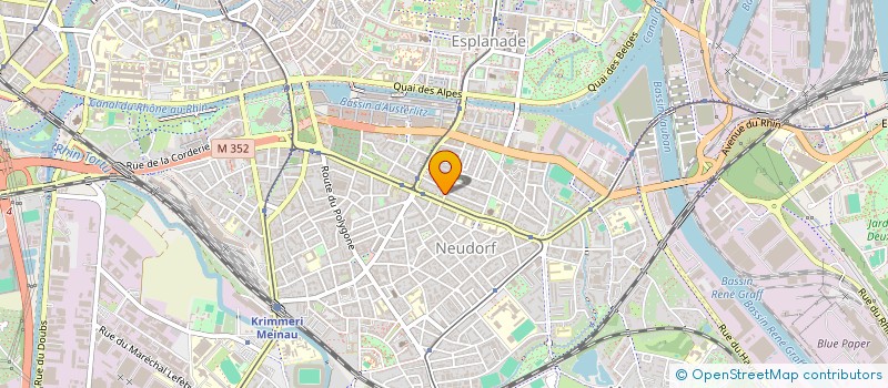 localisation de l'entreprise COFIA à STRASBOURG