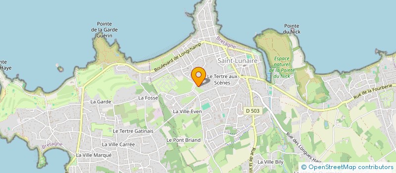 localisation de l'entreprise COFIB à SAINT-LUNAIRE