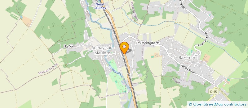 localisation de l'entreprise COFICUP à AULNAY-SUR-MAULDRE