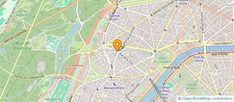 localisation de l'entreprise COFIDAUMESNIL à PARIS