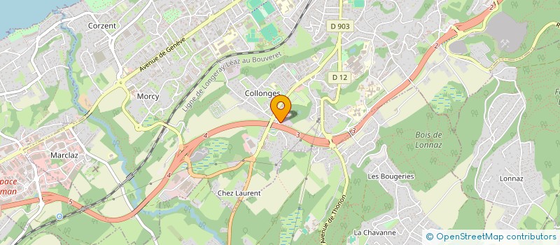 localisation de l'entreprise COFIDEST RESSOURCES à THONON-LES-BAINS
