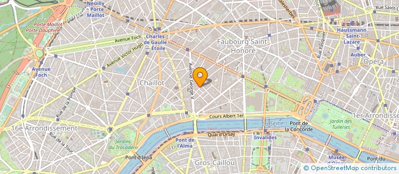 localisation de l'entreprise COFIDEX à PARIS