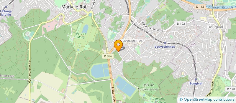 localisation de l'entreprise COFIDIM à LOUVECIENNES
