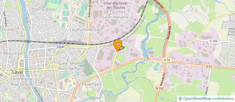 localisation de l'entreprise COFIDUR EMS à LAVAL