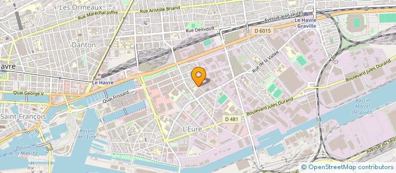 localisation de l'entreprise COFIGAME à LE HAVRE