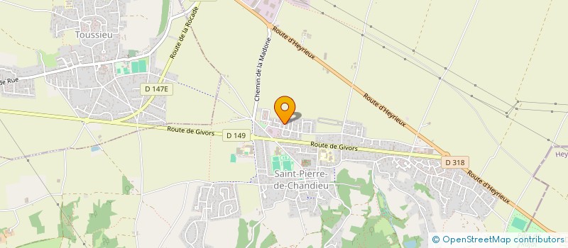 localisation de l'entreprise COFIGI  SAINT-PIERRE-DE-CHANDIEU