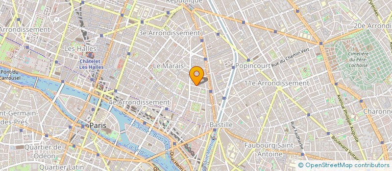 localisation de l'entreprise COFIGILLES à PARIS