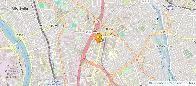 localisation de l'entreprise COFIGROUP SA  CRETEIL