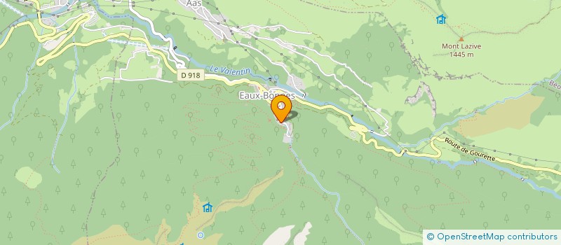 localisation de l'entreprise COFILGLISS  EAUX-BONNES