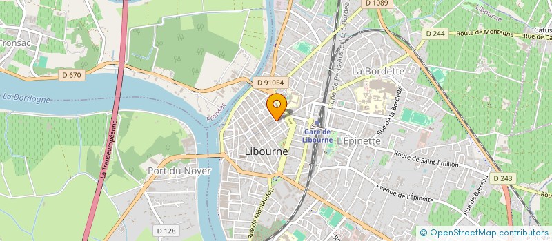 localisation de l'entreprise COFILIB à LIBOURNE