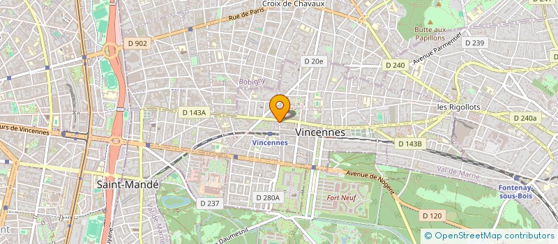 localisation de l'entreprise COFILS à VINCENNES