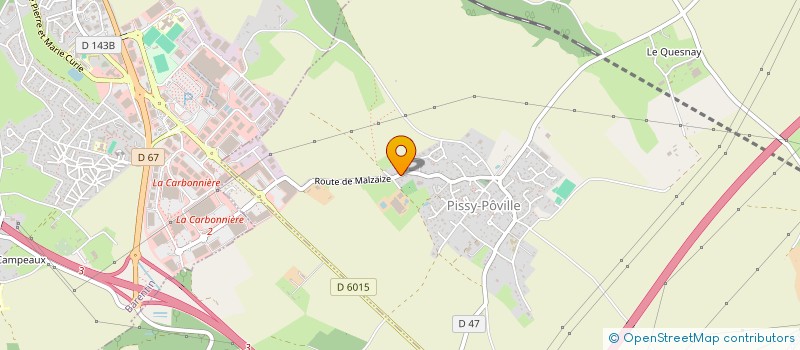 localisation de l'entreprise COFIM à PISSY-POVILLE