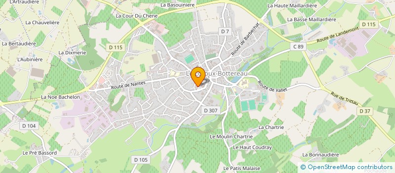 localisation de l'entreprise COFIM  LE LOROUX-BOTTEREAU