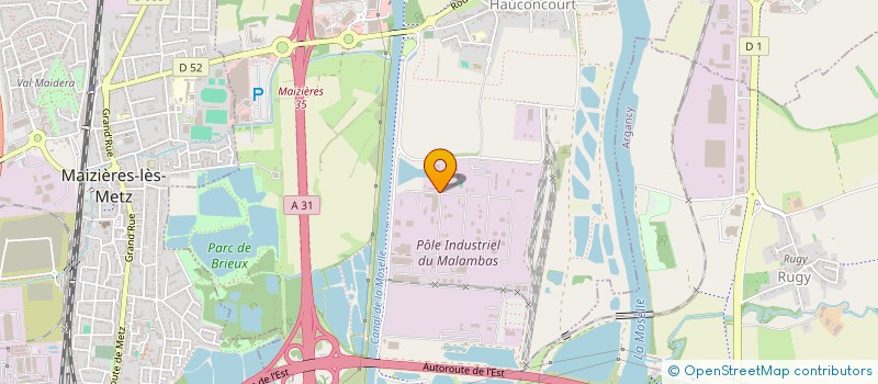 localisation de l'entreprise COFIMAT  HAUCONCOURT