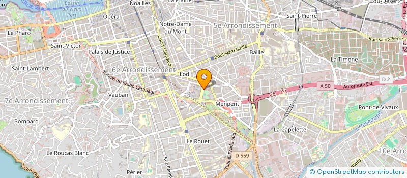 localisation de l'entreprise COFIMEX à MARSEILLE