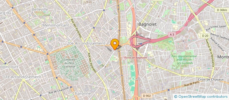 localisation de l'entreprise COFIMEX  PARIS