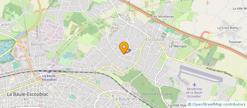 localisation de l'entreprise COFIMO  LA BAULE-ESCOUBLAC