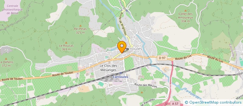 localisation de l'entreprise COFIN COMPTOIR FINANCIER à CARNOULES