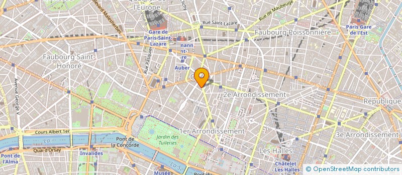 localisation de l'entreprise COFINA 127 à PARIS