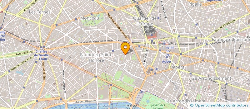 localisation de l'entreprise COFINA 177 à PARIS