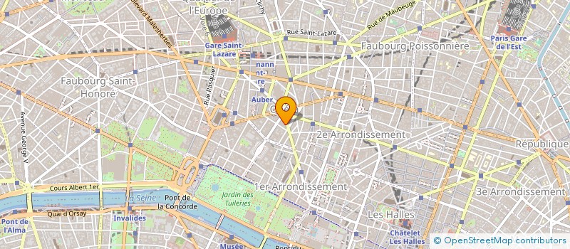 localisation de l'entreprise COFINA 762 à PARIS