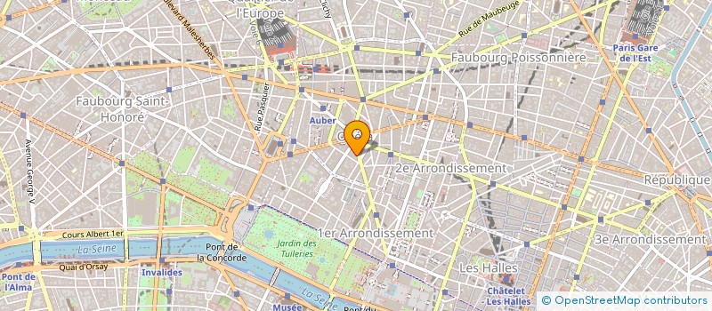 localisation de l'entreprise COFINA 799 à PARIS
