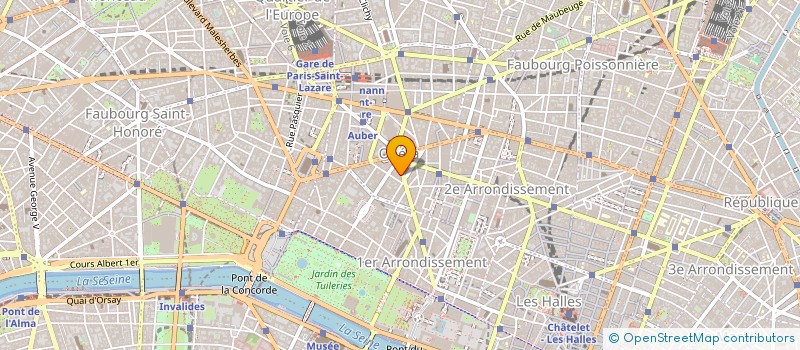 localisation de l'entreprise COFINA 828 à PARIS